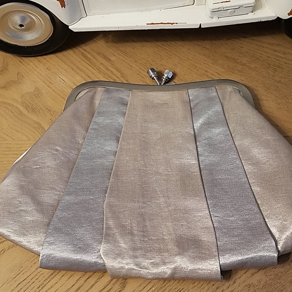 Pretty satin clutch
